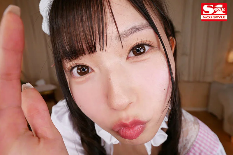 【VR】可愛い、優しい、エロい。至近距離でじ～っくり見つめながら嬉しそうにご奉仕【顔面特化】即尺ランジェリーメイド 逢沢みゆ 8